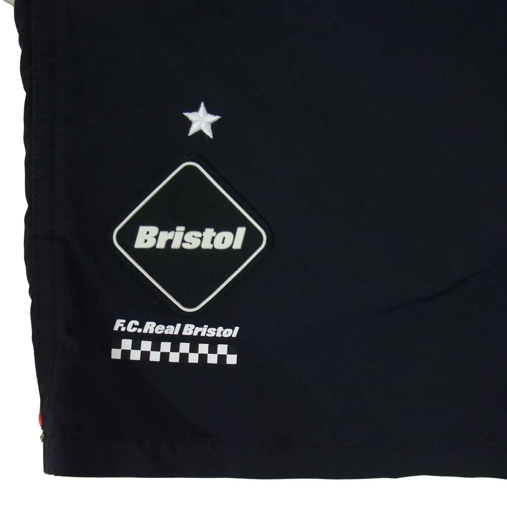 F.C.R.B. エフシーアールビー FCRB-190005 FIRE FLAME SHORTS ファイア フレイム ショーツ ハーフ パンツ ブラック系 S【中古】