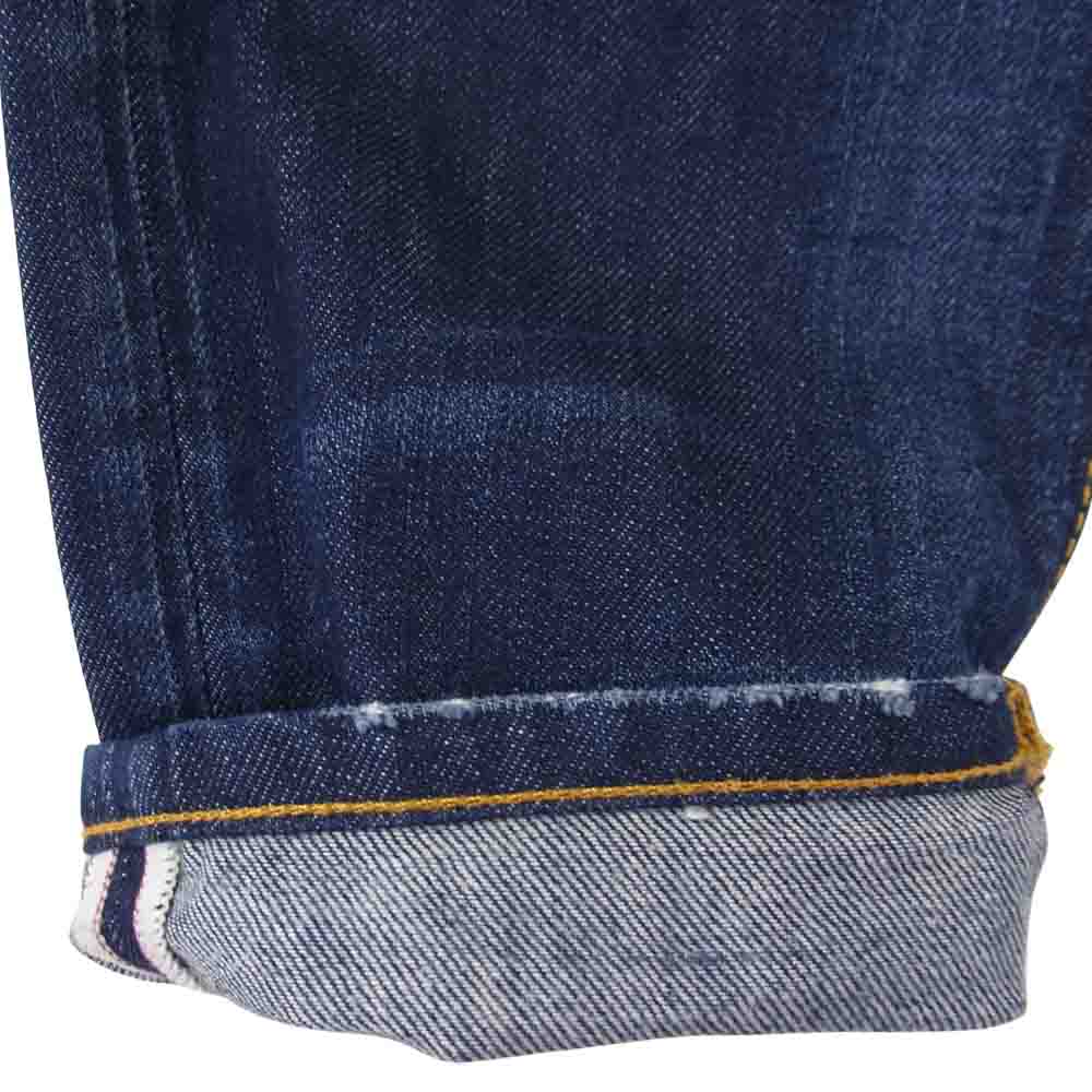 レイン スリムフィット スキニー デニム パンツ インディゴブルー系 28【中古】