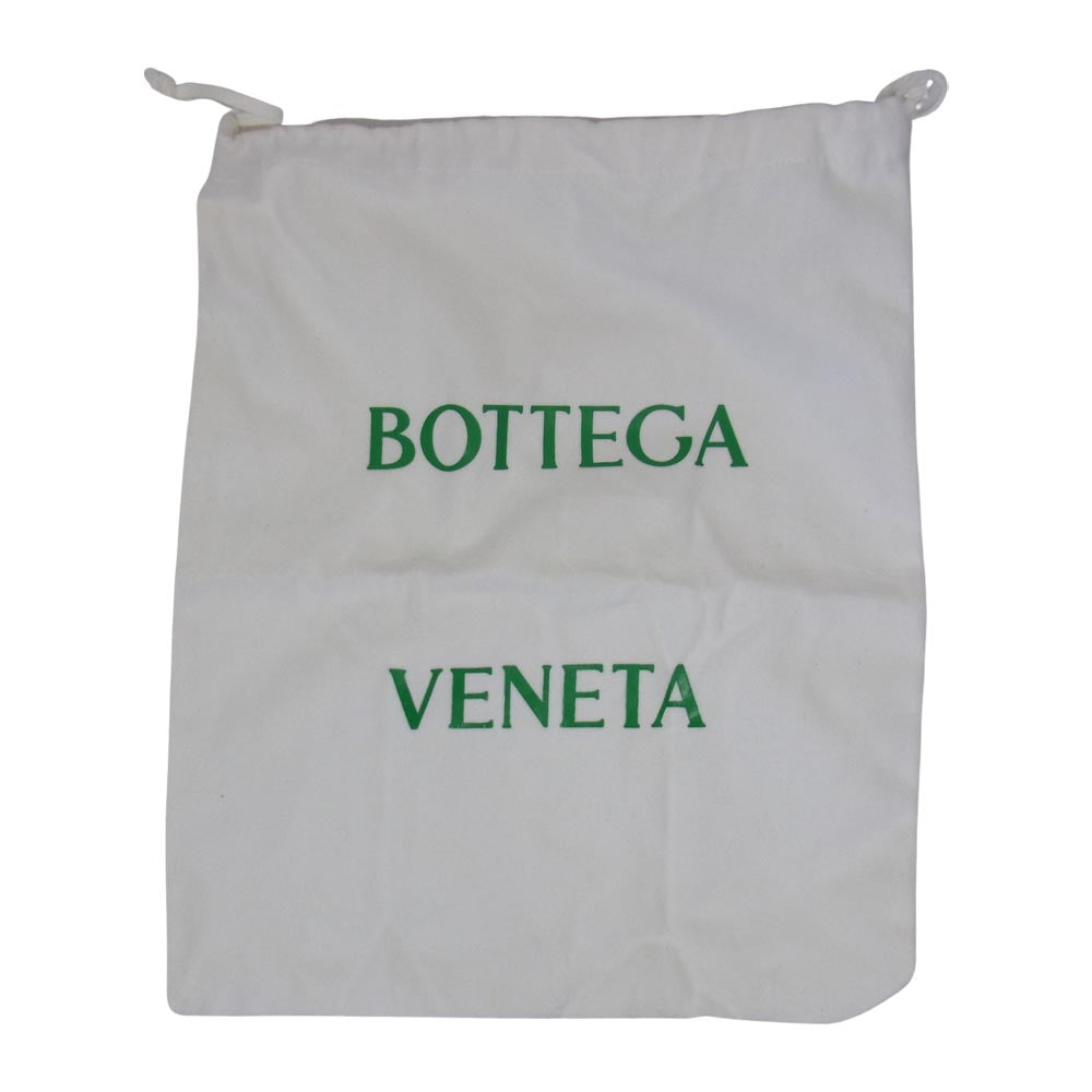 BOTTEGAVENETA ボッテガヴェネタ the pouch ナッパ マキシイントレチャート ポーチ ブラック系【中古】