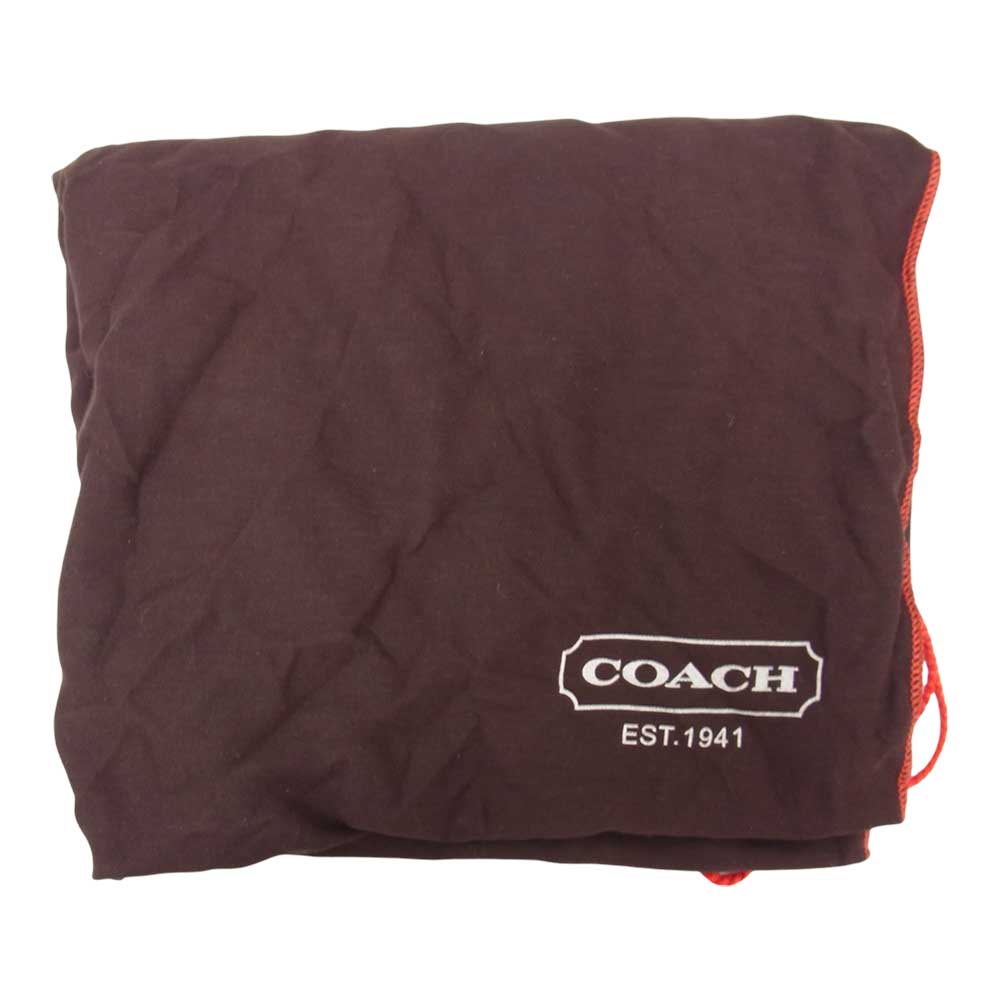 COACH コーチ F70287 シグネチャー メッセンジャー ショルダー バッグ オフホワイト系【美品】【中古】
