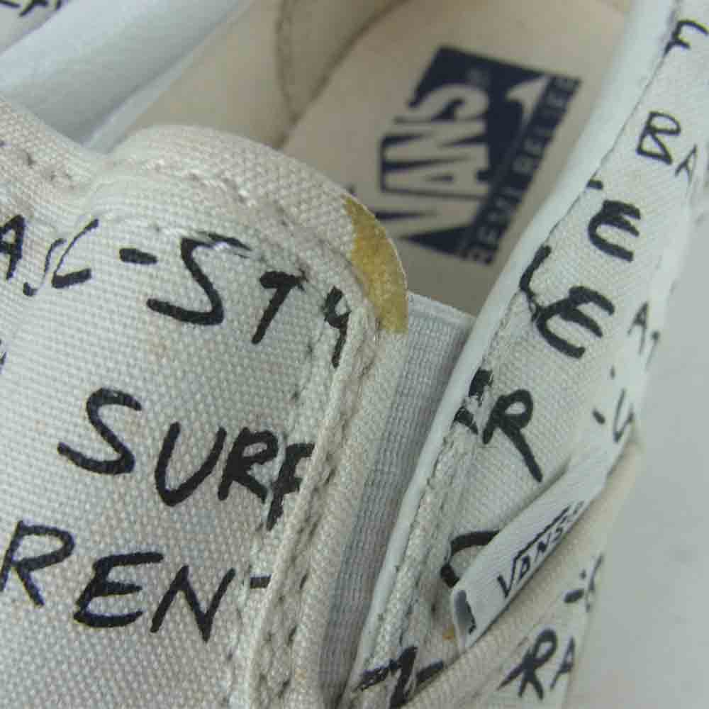 VANS バンズ REMI RELIFE 535120-0002 総柄 スリッポン シューズ ホワイト系 ブラック系 26cm【中古】