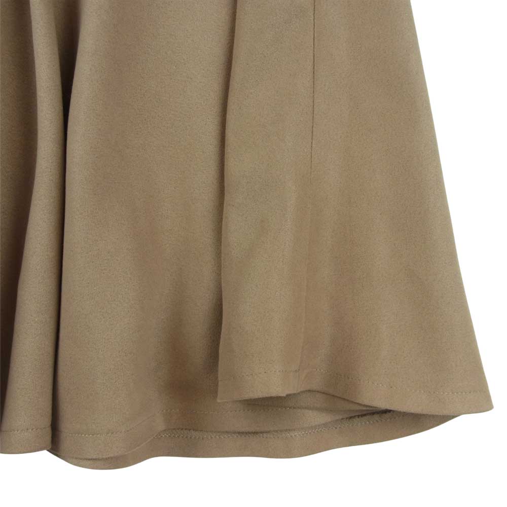 Christian Dior クリスチャンディオール KPN6G2900 フレア スカート ポリエステル キュプラ ベージュ系【中古】