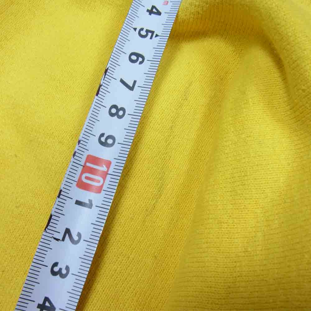 Champion チャンピオン ヴィンテージ USA製 90s 刺繍タグ リバースウィーブ スウェット イエロー系 XL【中古】