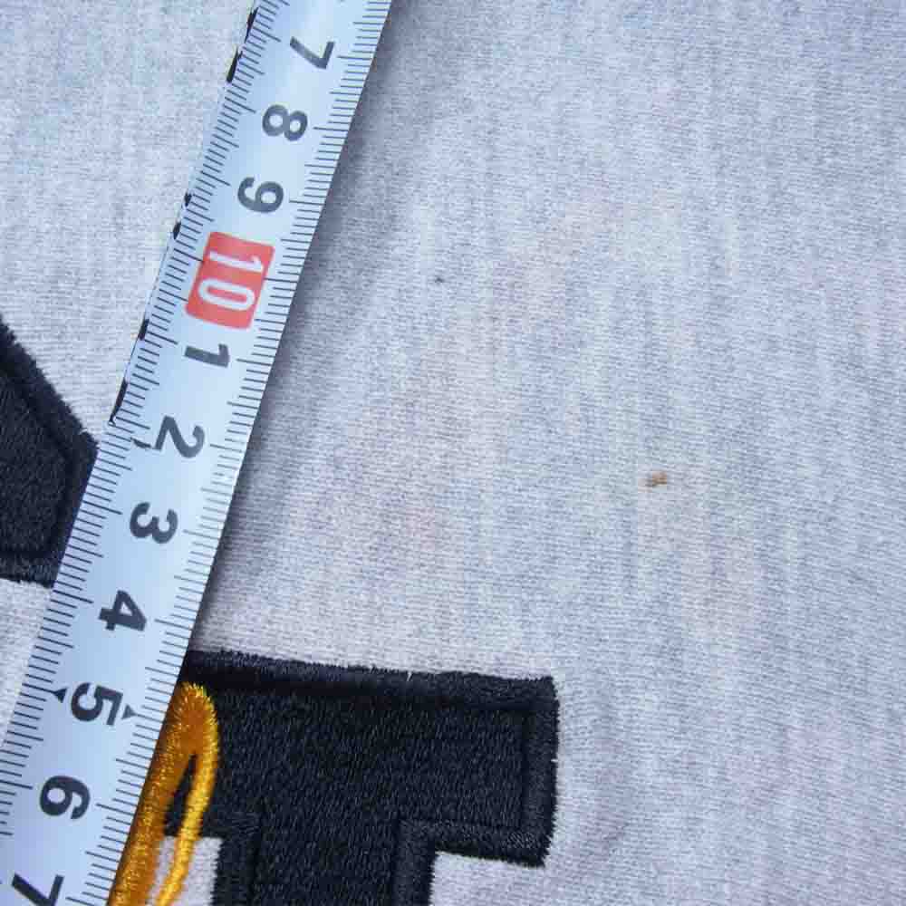 Champion チャンピオン ヴィンテージ USA製 90s 刺繍タグ リバースウィーブ 半袖スウェット グレー系 XL【中古】