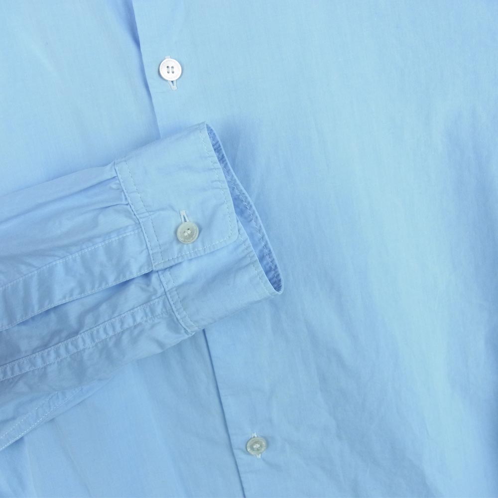 VISVIM ビズビム 16SS 116105011022 LONG RIDER shirt L/S ロング ライダー 長袖 シャツ ライトブルー系 3【美品】【中古】