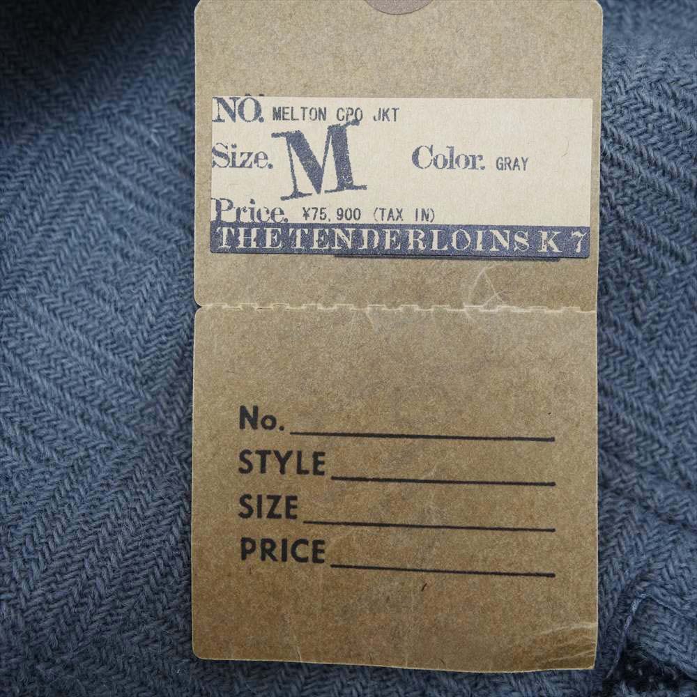 TENDERLOIN テンダーロイン T-MELTON CPO JKT メルトン 切替 ジャケット グレー系 F【新古品】【未使用】【中古】