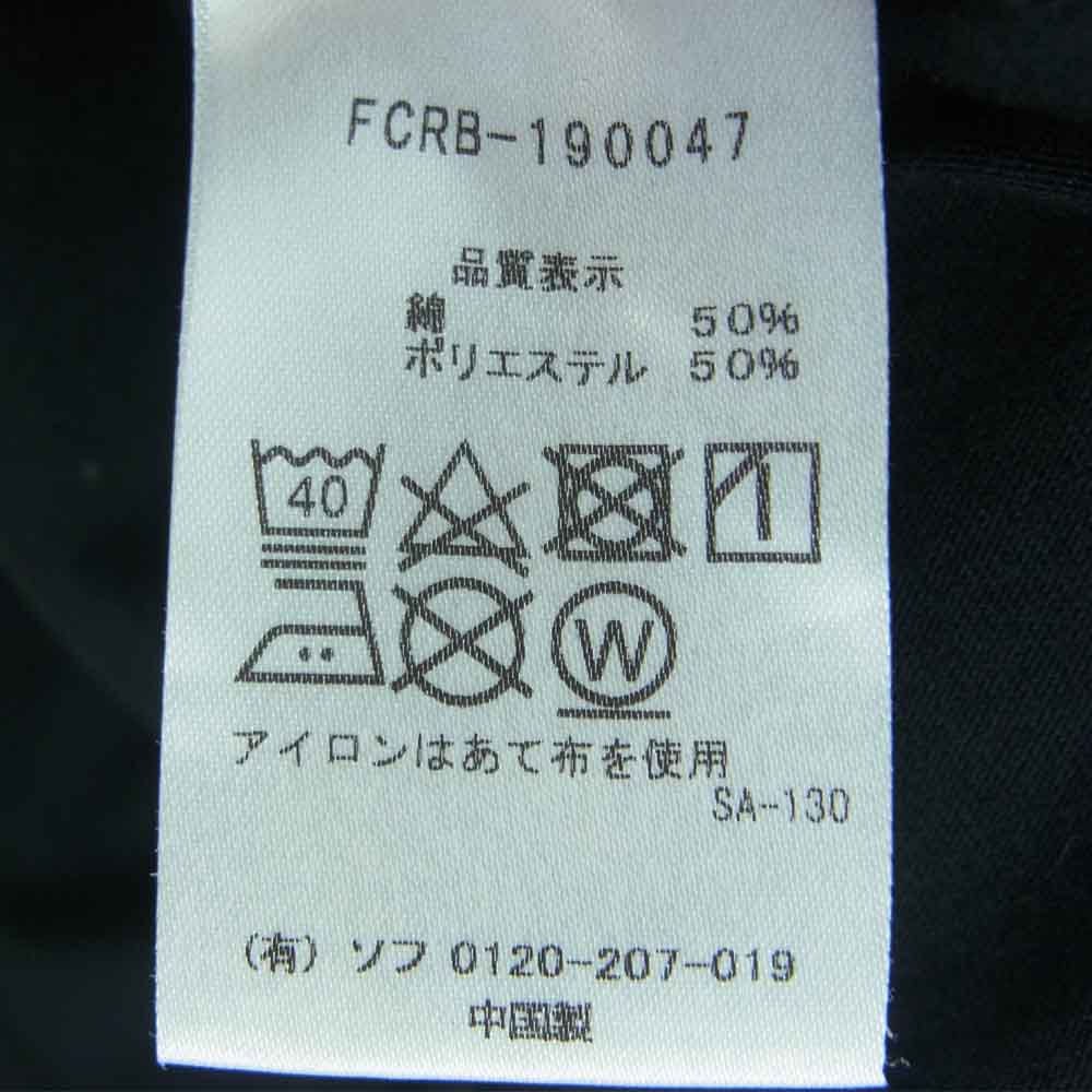 F.C.R.B. エフシーアールビー FCRB-190047 AUTHENTIC TEE ロゴ 半袖 Tシャツ コットン 中国製 ブラック系 L【中古】