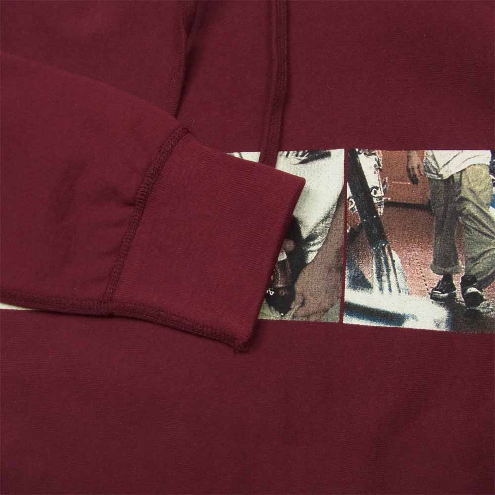 Supreme シュプリーム 15SS Kids 40oz Hooded Sweatshirt キッズ 40 オンス フーデッド スウェット パーカー エンジ系 S【中古】