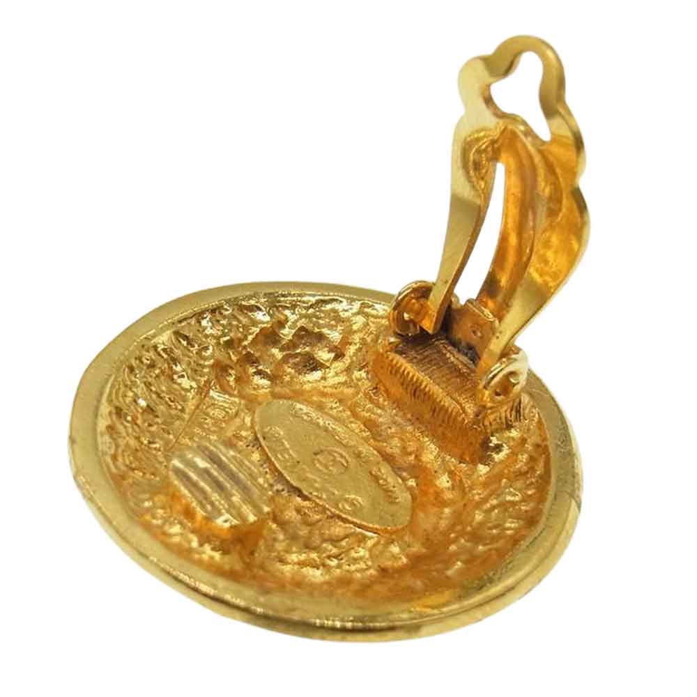 CHANEL シャネル カラーストーン イヤリング レッド レッド系【中古】