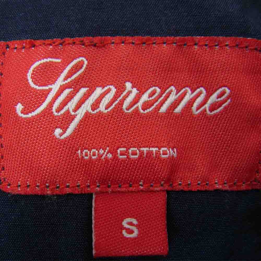 Supreme シュプリーム S/S Shirt 胸ポケット 半袖 シャツ ネイビー ネイビー系 S【中古】