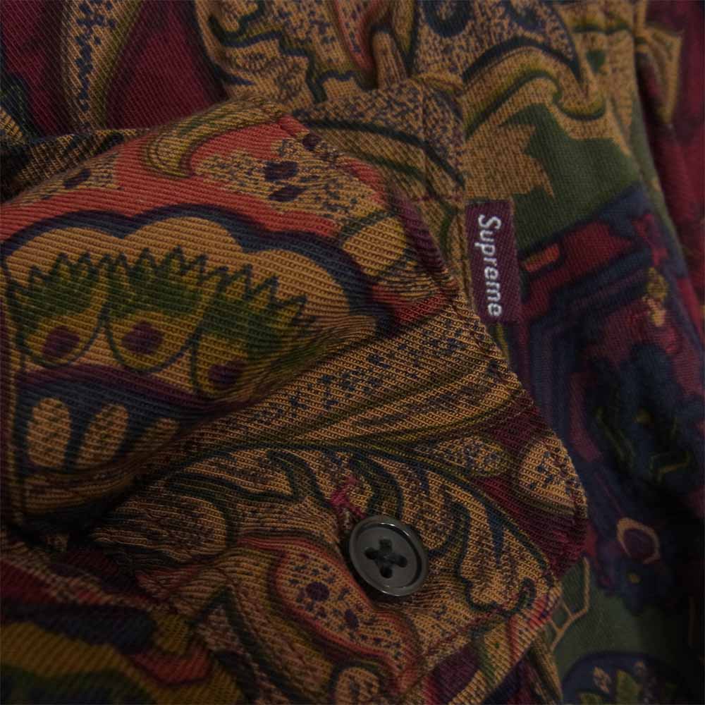 Supreme シュプリーム 15AW Rayon Paisley Shirt マルチカラー系 S【中古】