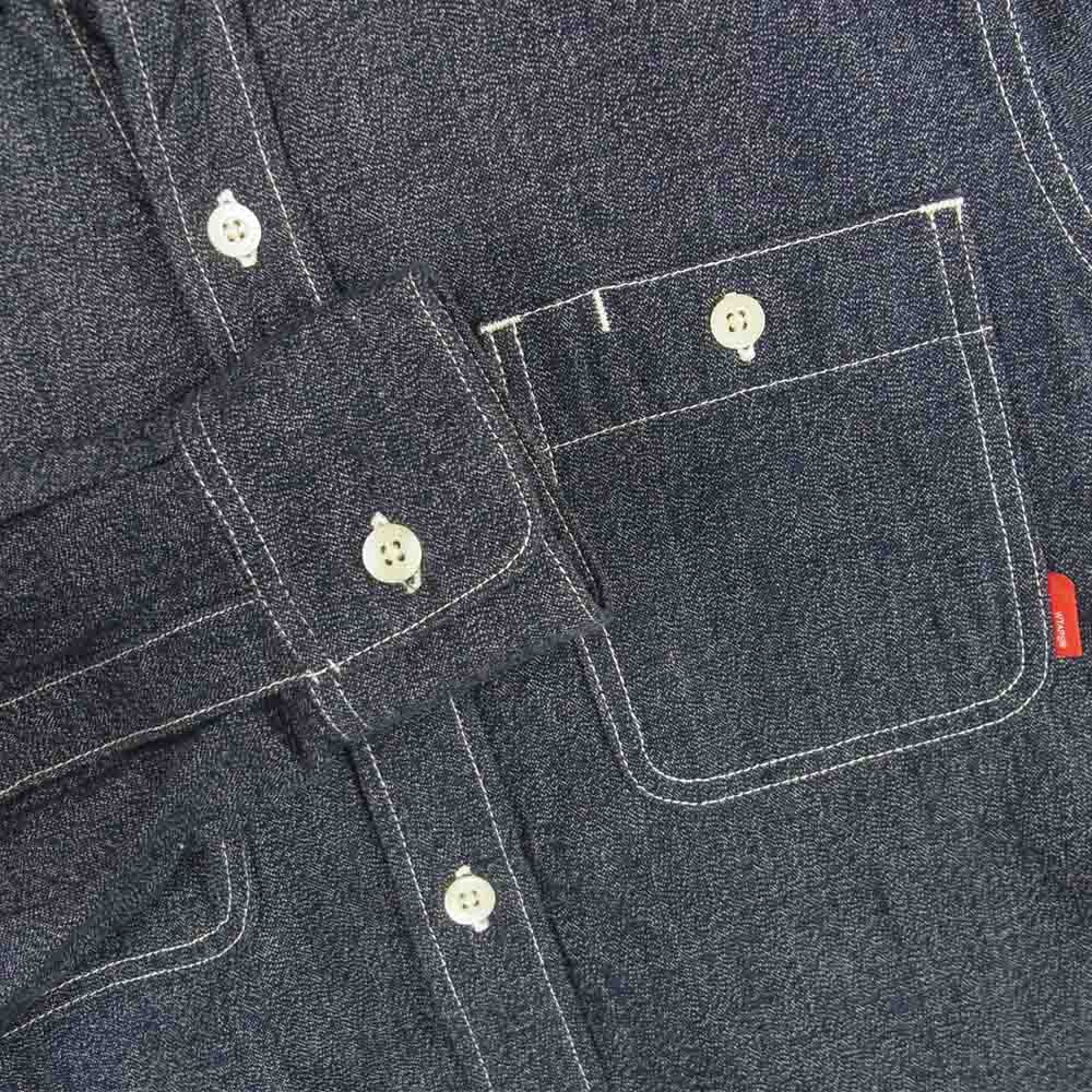 WTAPS ダブルタップス 16AW 162GWDT-SHM04 UNION LS SHIRT 長袖 シャツ コットン インディゴブルー系【中古】