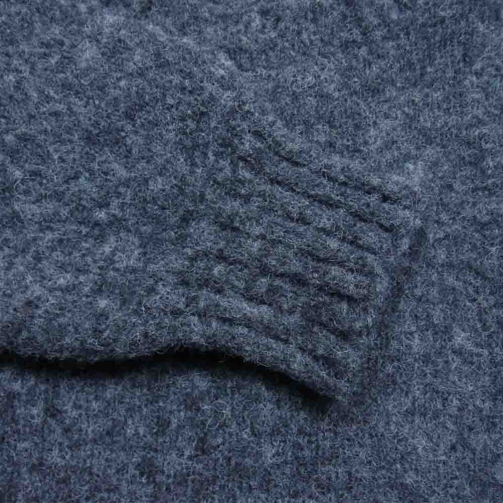 PETER BLANCE ピーターバランス SHETLAND CREWNECK SWEATER SHAGGY DOG シャギードッグ シェットランド クルーネック ニット セーター ダークグレー系 表記無し【中古】