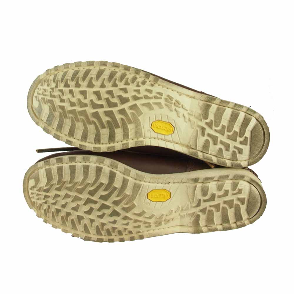 クオディ モカシン レースアップ ブーツ ブラウン系 8【中古】