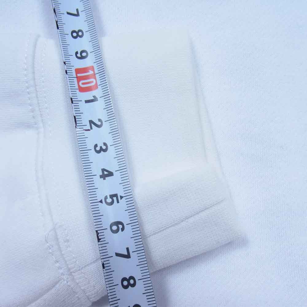 ファッキングオーサム ロゴ 刺繍 スウェット パーカー ホワイト系 S【中古】