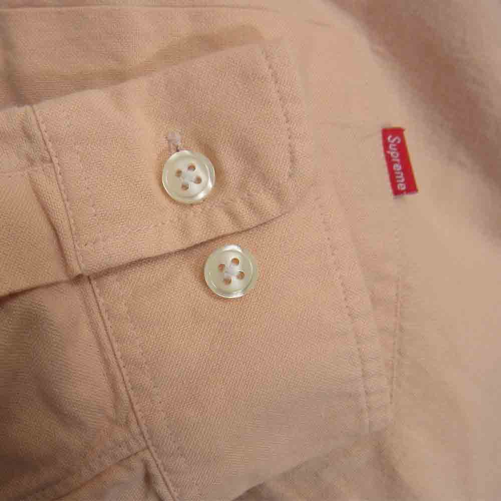 Supreme シュプリーム BD Shirt ボタン ダウン シャツ ピンクベージュ ピンク系 ベージュ系 S【中古】