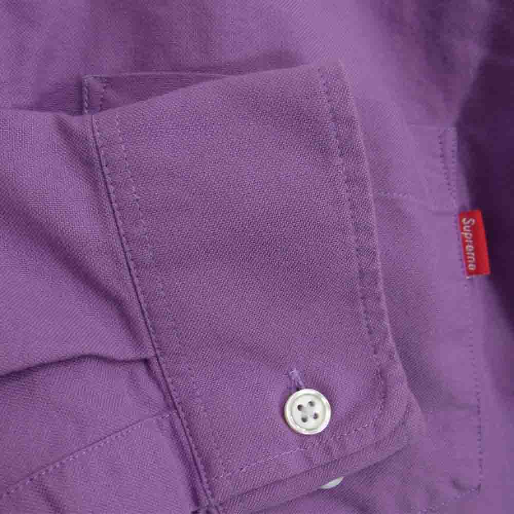 Supreme シュプリーム BD Shirt ボタン ダウン シャツ パープル パープル系 S【中古】