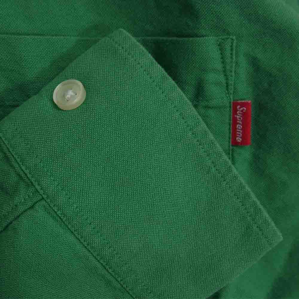 Supreme シュプリーム BD Shirt ボタン ダウン シャツ グリーン グリーン系 S【中古】