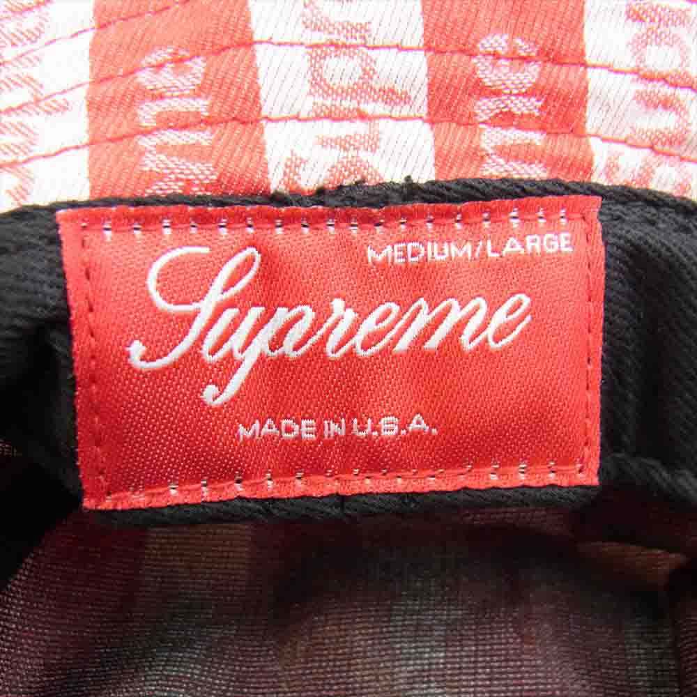 Supreme シュプリーム 14AW Jacuard Logo Crusher ジャガード ロゴ クラッシャー ハット マルチカラー系 MEDIUM/LARGE【中古】