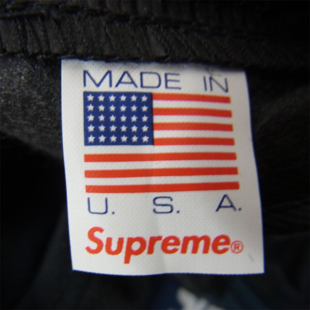 Supreme シュプリーム Nylon Camo Camp Cap ナイロン カモ キャンプ キャップ ネイビー系【中古】