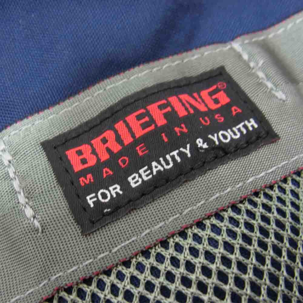 BRIEFING ブリーフィング BEAUTY&YOUTH別注 MESH MARKET SAC DAY PACK メッシュ マーケットサック バックパック リュック ネイビー系【中古】