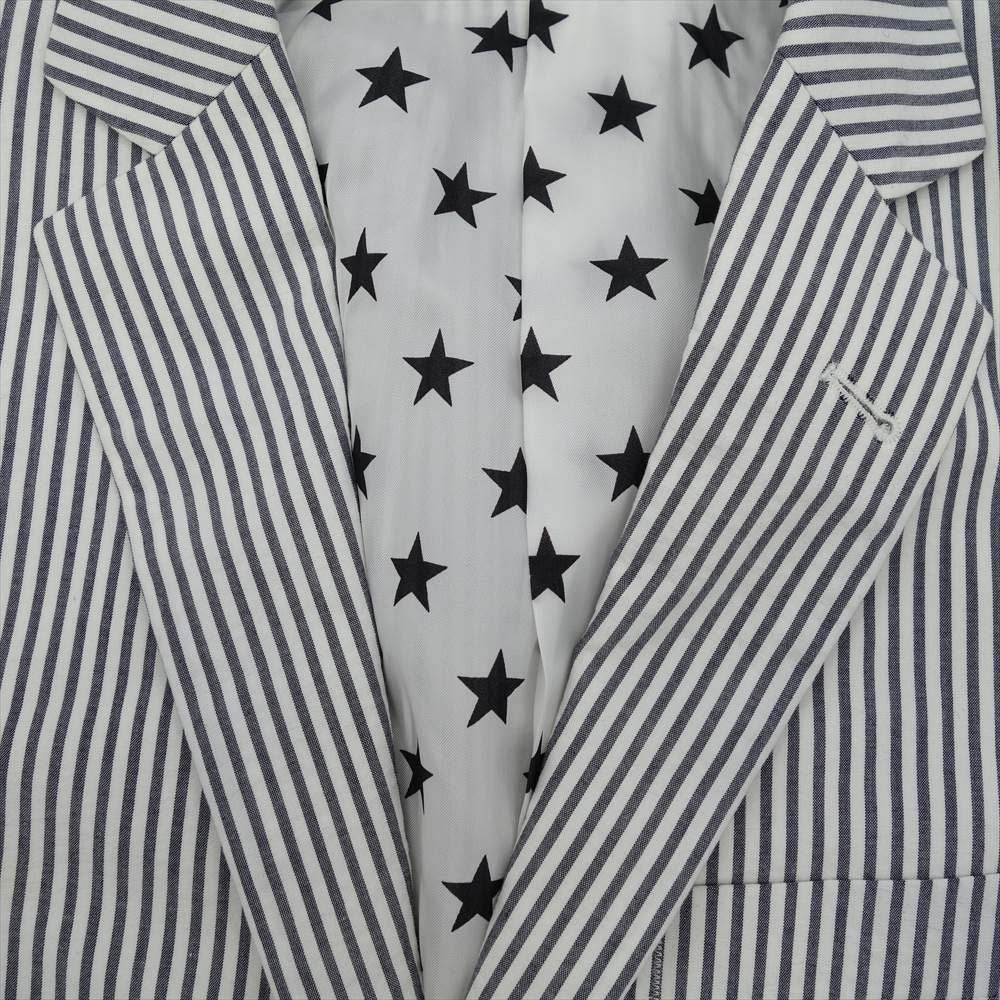 Supreme シュプリーム 14SS × Brooks Brothers ブルックスブラザーズ Seersucker Suit シアサッカー スーツ セットアップ グレー系 ホワイト系【中古】