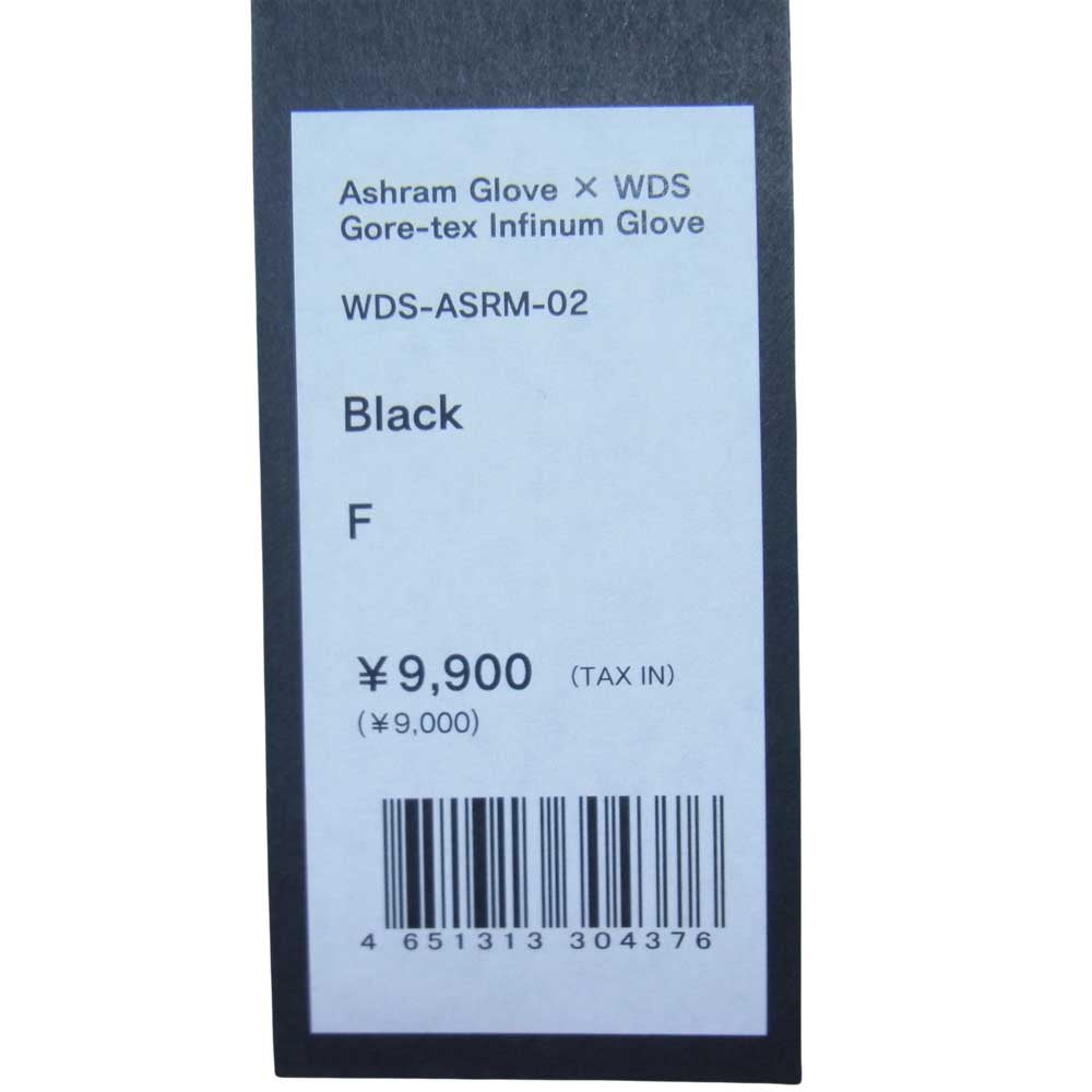 WIND AND SEA ウィンダンシー WDS-ASRM-02 × Ashram Glove アシュラムグローブ GORE-TEX Infinum Glove グローブ 手袋 ブラック系 F【中古】