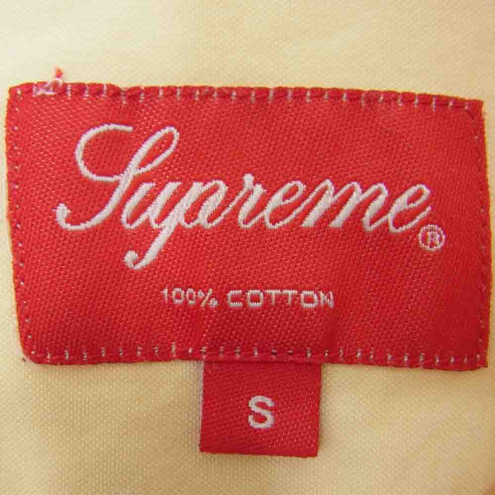Supreme シュプリーム S/S Oxford Shirt オックスフォード シャツ イエロー系 S【中古】
