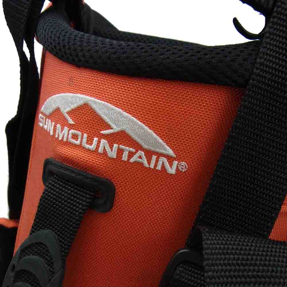 BRIEFING ブリーフィング BEAMS GOLF ビームスゴルフ SUN MOUNTAIN サンマウンテン STAND CADDIE BAG スタンド キャディー バッグ オレンジ系【中古】