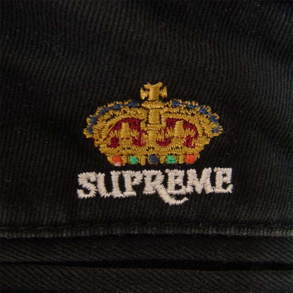 Supreme シュプリーム 14AW 刺繍 ワークパンツ チノパンツ ブラック ブラック系 30【中古】