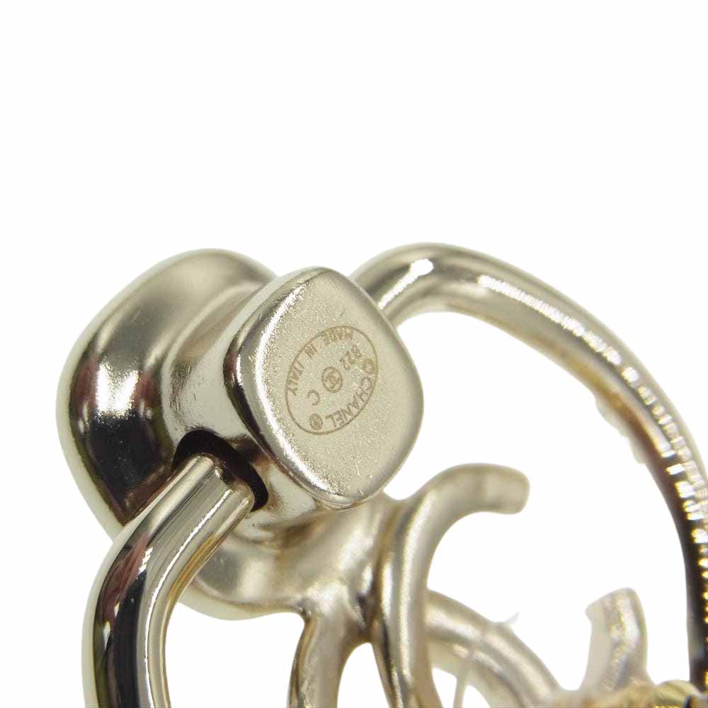 CHANEL シャネル B22C フェイクパール ココマーク ピアス【美品】【中古】
