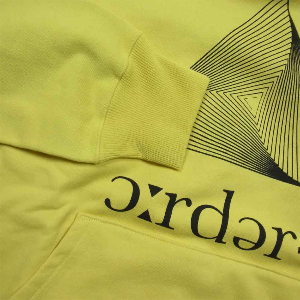 UNDERCOVER アンダーカバー 18SS UCV4815-2 Telescope Hoodie テレスコープ フーディ プリント プルオーバー パーカー イエロー系 3【新古品】【未使用】【中古】
