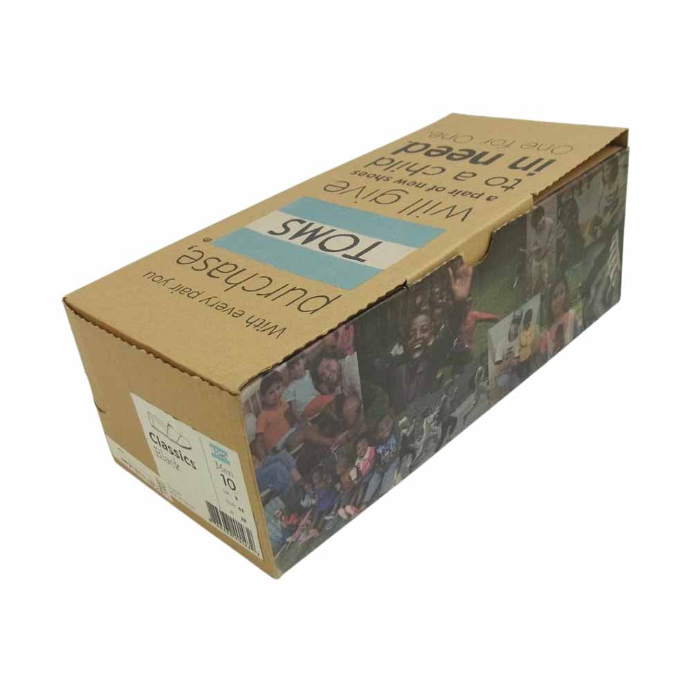 トムス Classics キャンバス スリッポン シューズ イエロー系 10.5【新古品】【未使用】【中古】