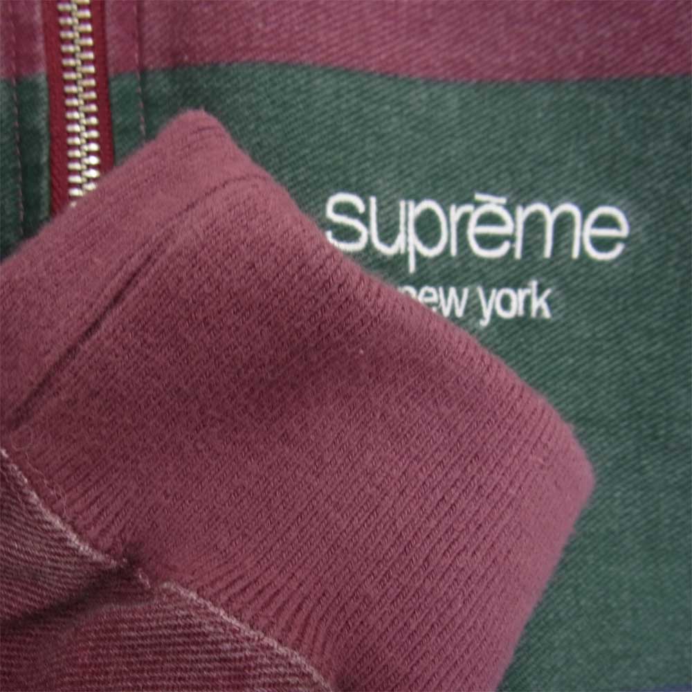 Supreme シュプリーム 16SS Print Stripe Half Zip Sweat プリント ストライプ ハーフジップ スウェット マルチカラー系 S【中古】