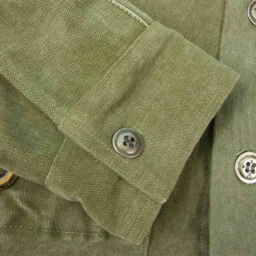 グレッグローレン 国内正規品 DUFFLE BAG BOXY WORK JACKET ダッフルバッグ ボクシー ワークジャケット カーキ系 3【美品】【中古】