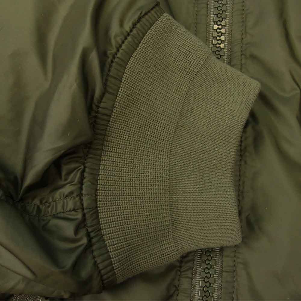 UNDERCOVER アンダーカバー 22SS UC1B4208 ジップ MA-1 ミリタリー フライト ブルゾン ジャケット カーキ系 4【中古】