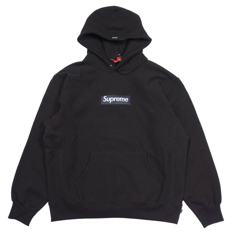 supreme box logo hoodie シュプリーム　L 黒