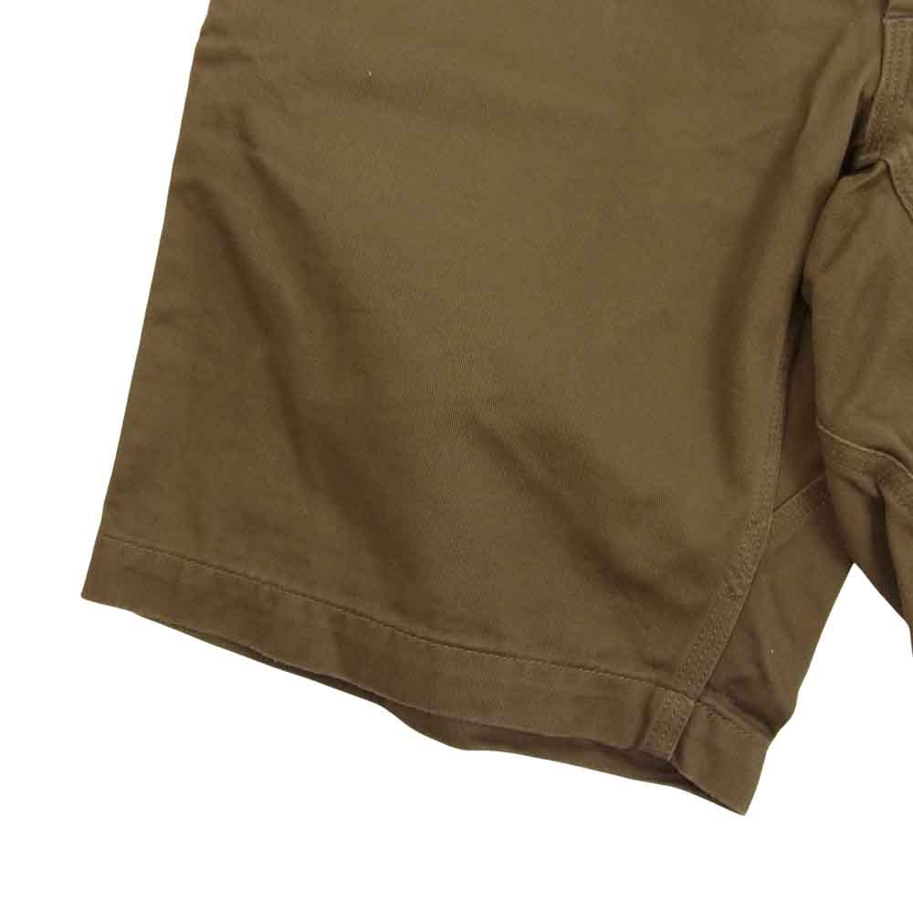SASAFRAS ササフラス Sprayer Pant 1/2 スプレイヤー ハーフパンツ ショーツ ブラウン系 S【中古】