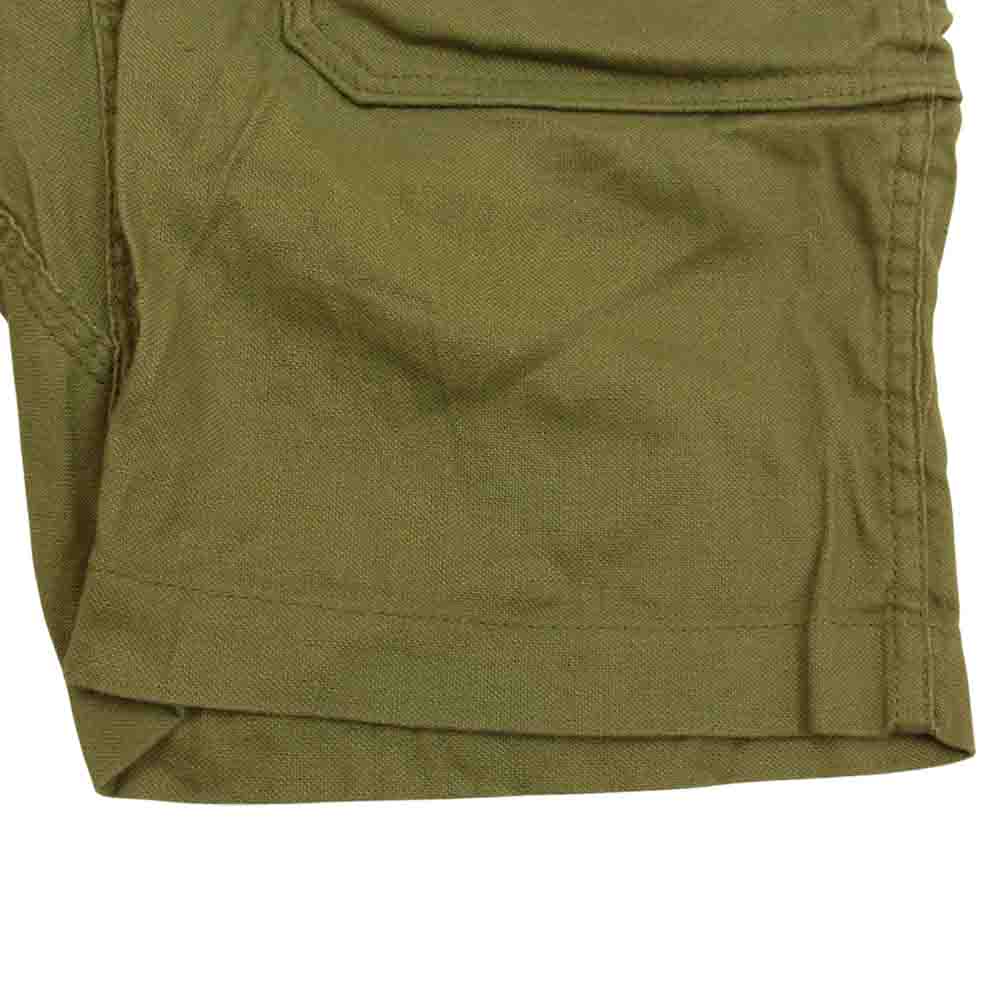 SASAFRAS ササフラス FALL LEAF PANTS 1/2 フォールリーフ ハーフパンツ ショーツ カーキ カーキ系 M【中古】