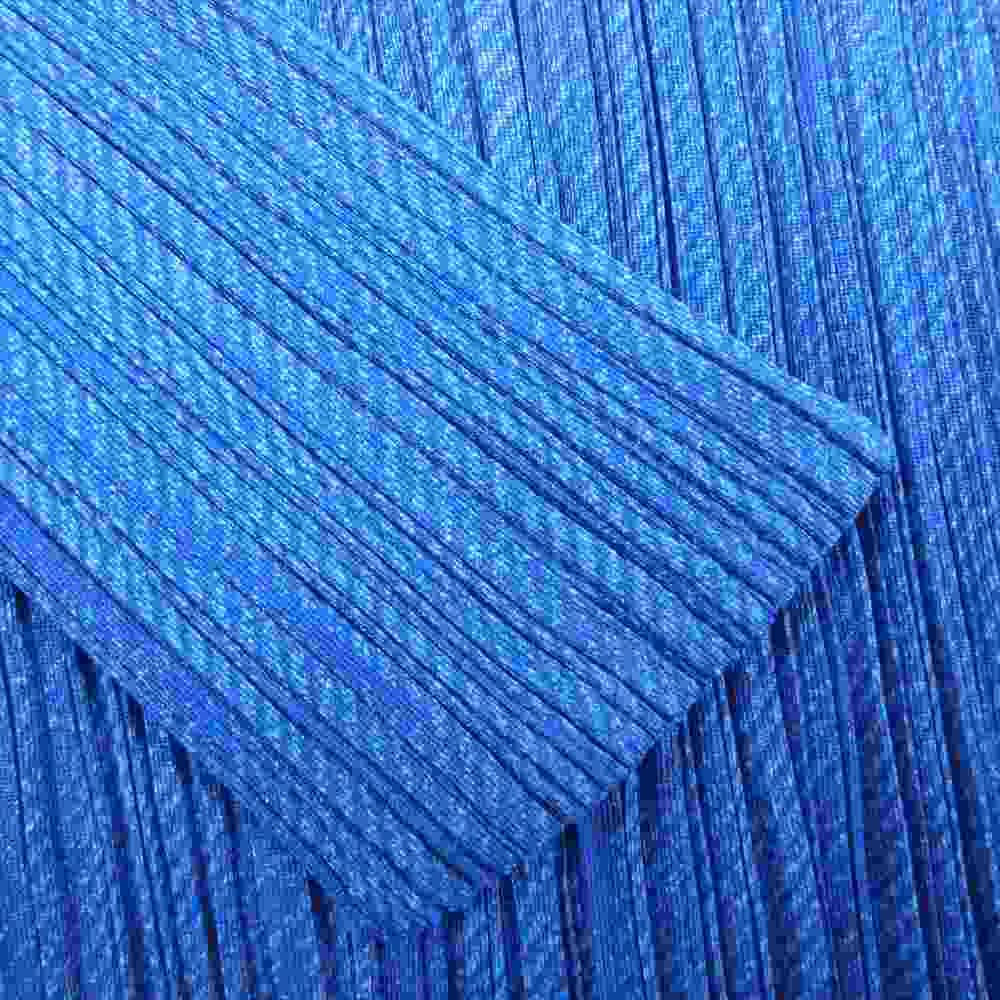 PLEATS PLEASE プリーツプリーズ イッセイミヤケ PP86-JD246 プリーツ加工 カーディガン 綾織地柄 ブルー系 3【美品】【中古】