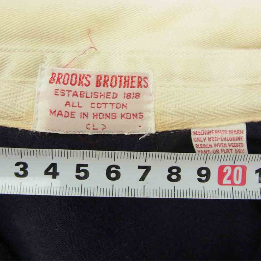 Brooks Brothers ブルックスブラザーズ ヴィンテージ ラガー シャツ イエロー系 ネイビー系 L【中古】
