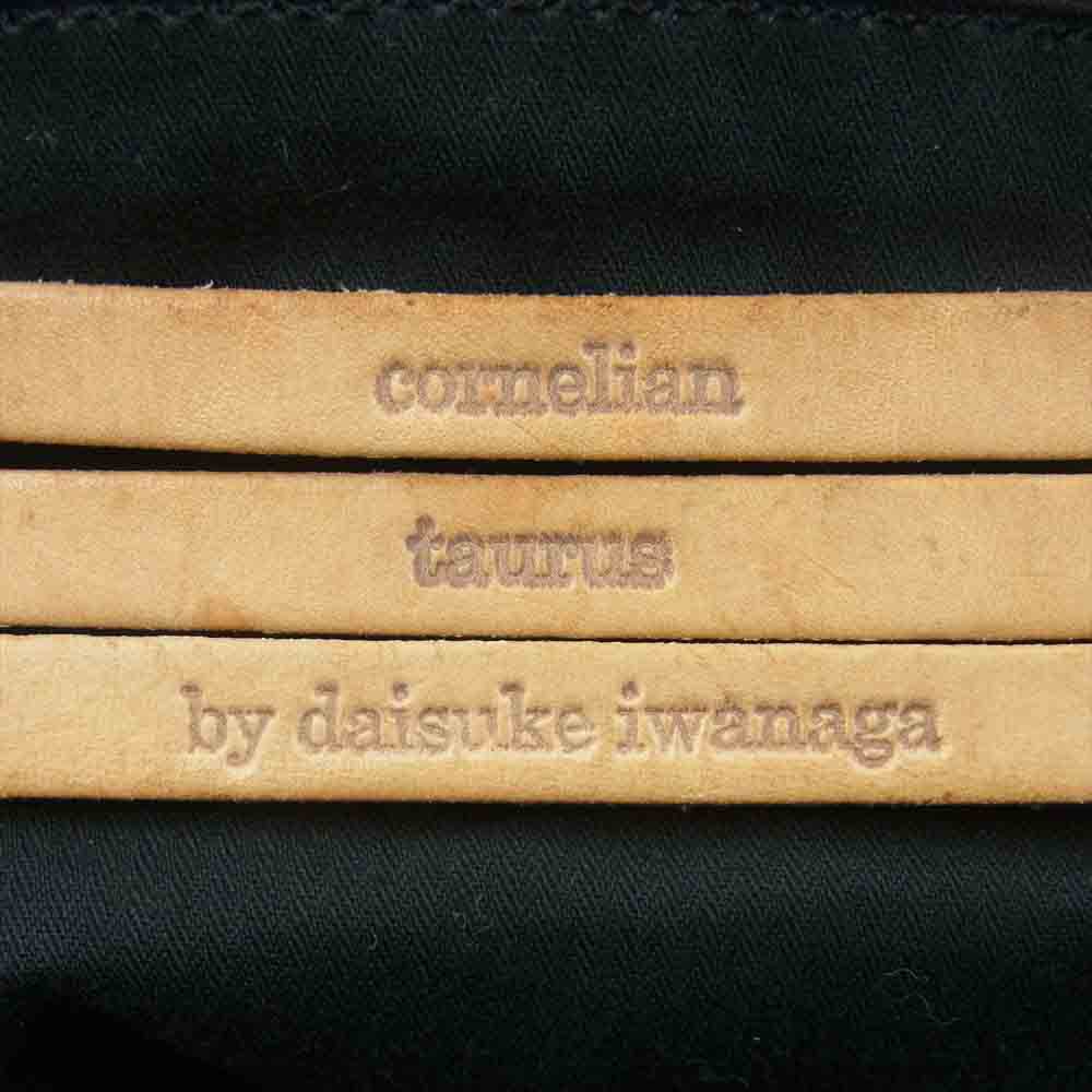 コーネリアンタウラス by daisuke iwanaga レザー トート バッグ ブラック系【中古】