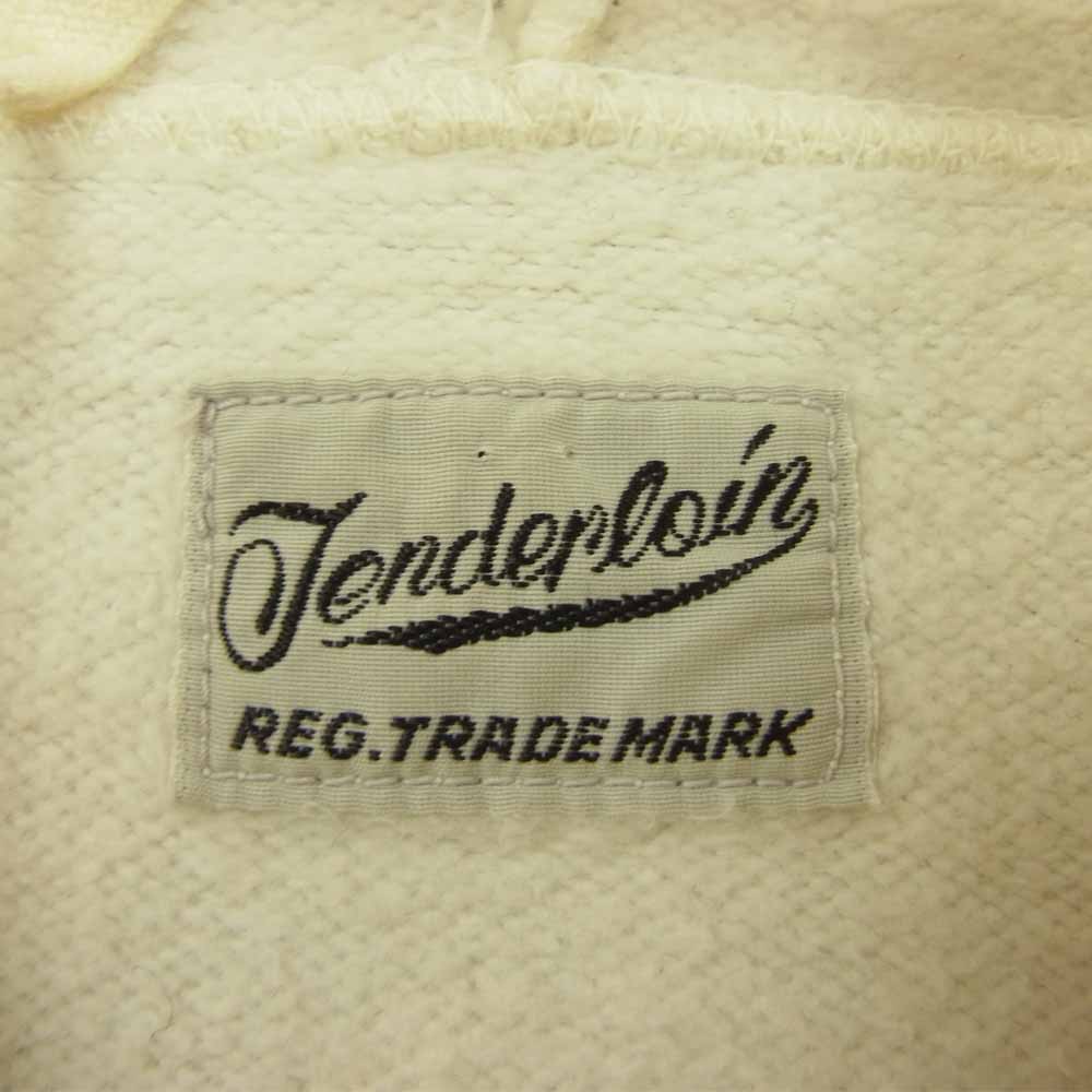 TENDERLOIN テンダーロイン T-SWEAT PARKA BS ボルネオスカル スウェット パーカー ホワイト系 M【中古】