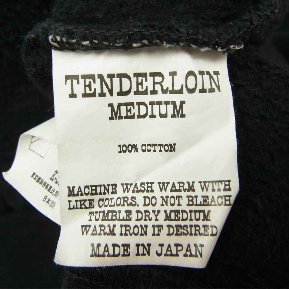 TENDERLOIN テンダーロイン T-SWEAT PARKA BS ボルネオスカル スウェット パーカー ブラック ブラック系 M【中古】