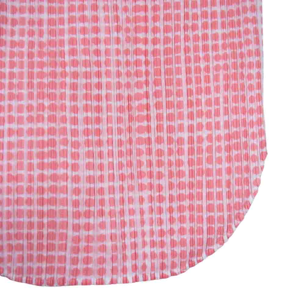 PLEATS PLEASE プリーツプリーズ イッセイミヤケ ISSEY MIYAKE PP12-JG512 プリーツ加工 ドット スカート ピンク系 4【美品】【中古】