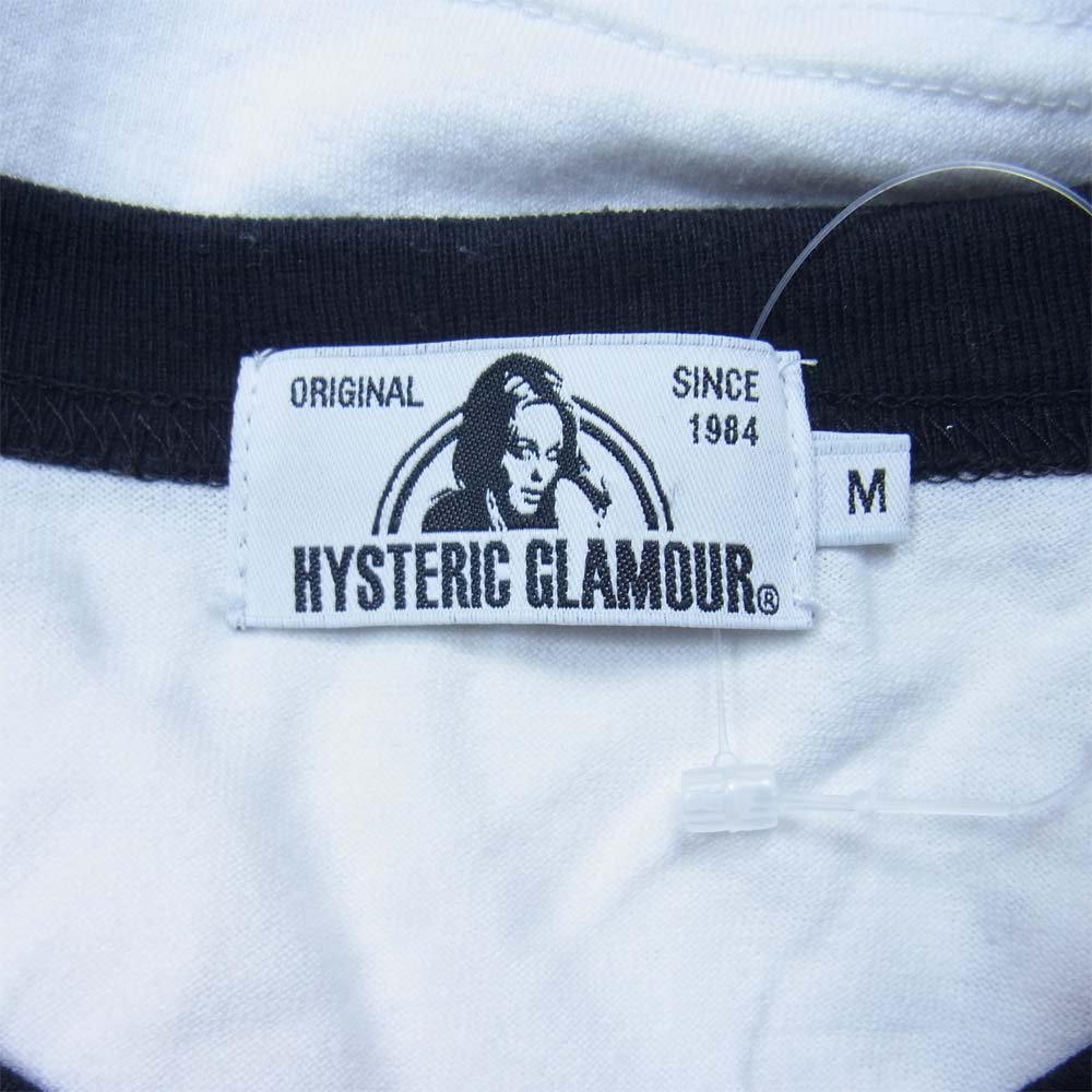 HYSTERIC GLAMOUR ヒステリックグラマー 02173CT05 LOOK AT ME プリント Tシャツ ホワイト系 M【中古】