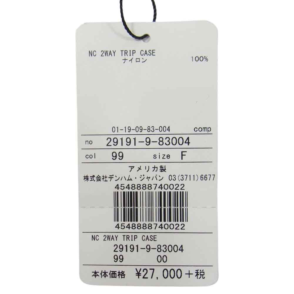 BRIEFING ブリーフィング DENHAM デンハム NC 2WAY TRIP CASE トラベル ポーチ ブラック系 F【美品】【中古】