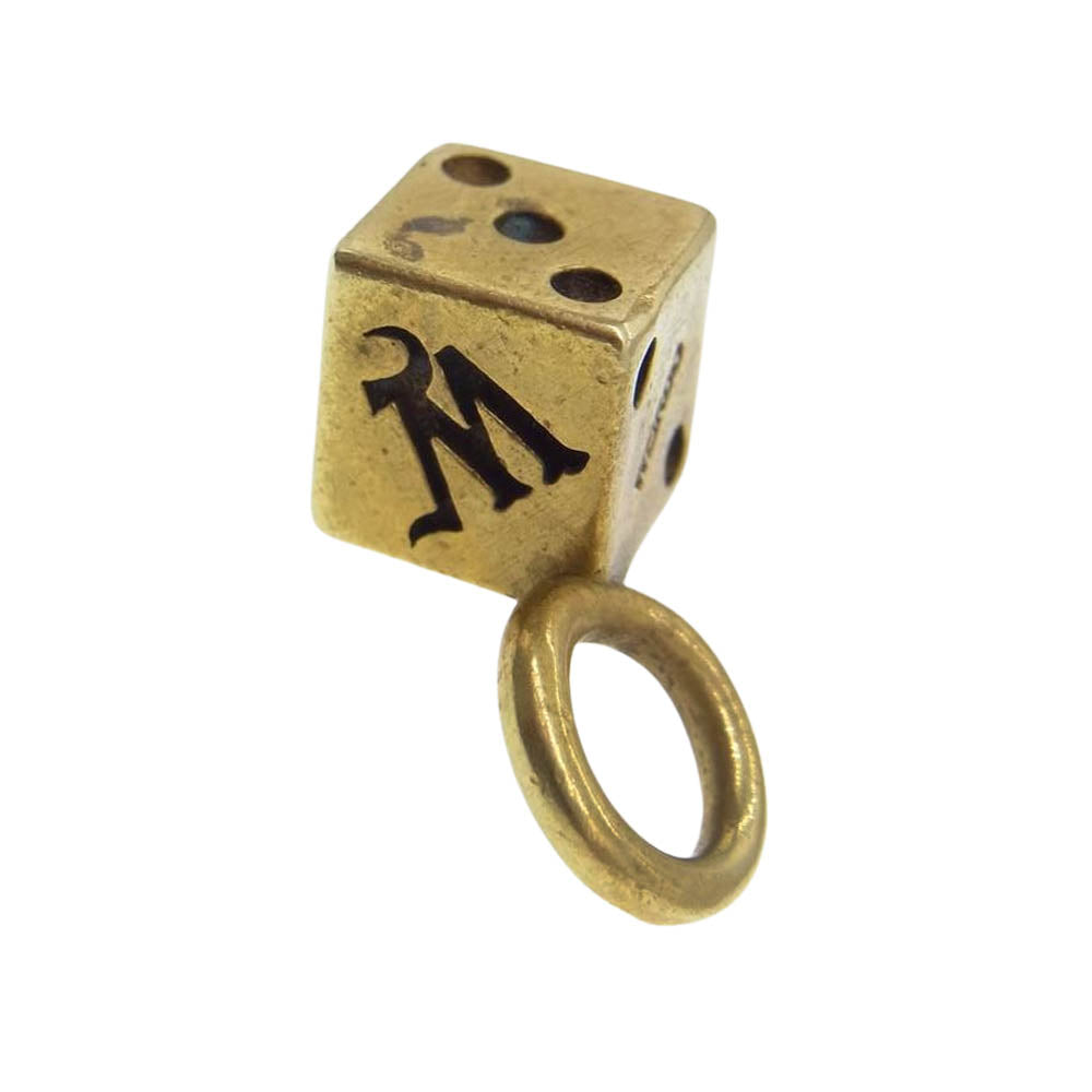 WEIRDO ウィアード DICE PENDANT TOP ダイス ペンダント トップ チャーム 真鍮【中古】