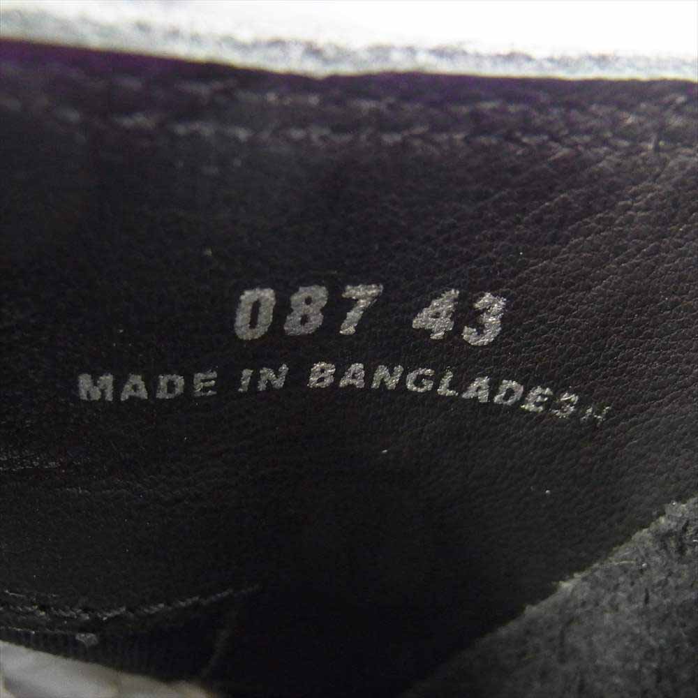 ビカーシ 87 ダブルジップ ドレープ ブーツ ブラック系 43【極上美品】【中古】