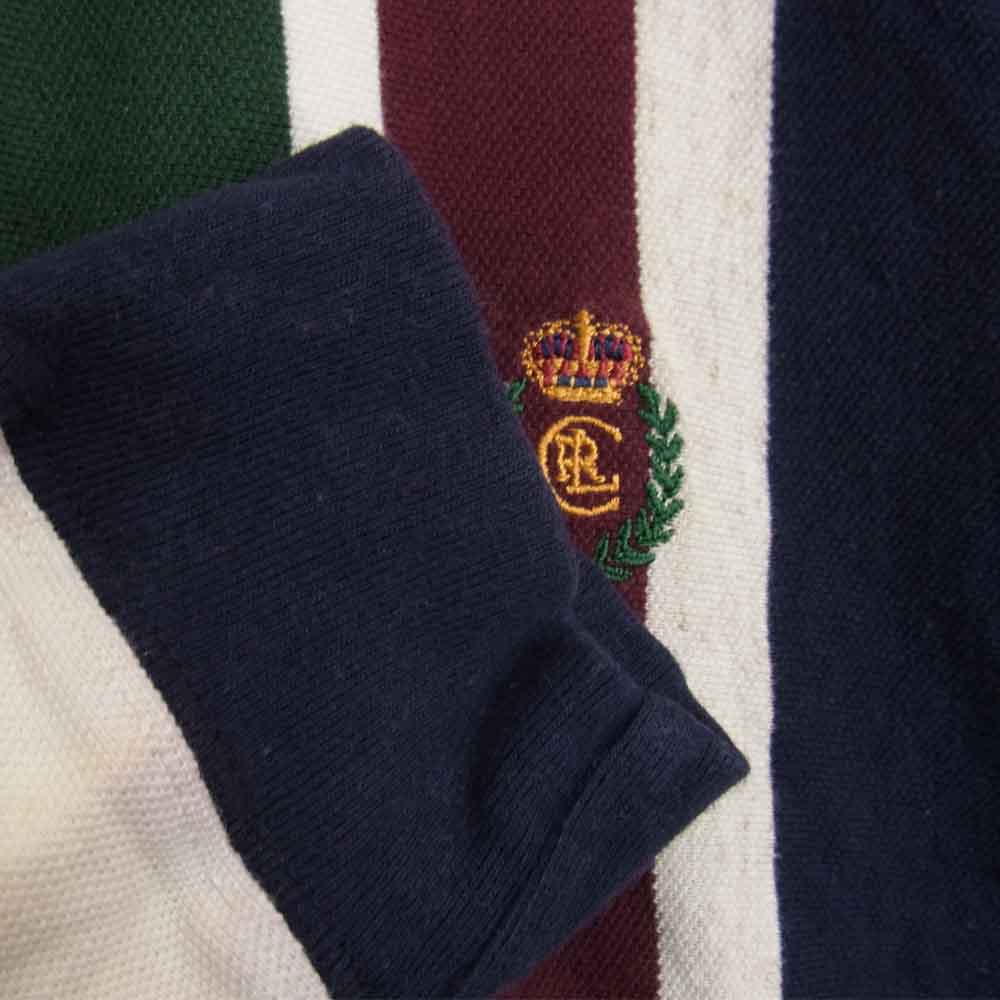 RALPH LAUREN ラルフローレン ヴィンテージ 90s CHAPS 長袖 ポロシャツ マルチカラー系 XL【中古】